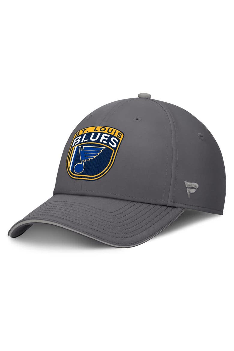 Men's Fanatics Gray St. Louis Blues Home Ice Flex Hat, Alternate, color, Gray