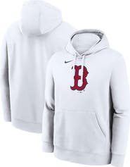 Nike Men's Nike White Boston Red Sox Logo Club Hoodie