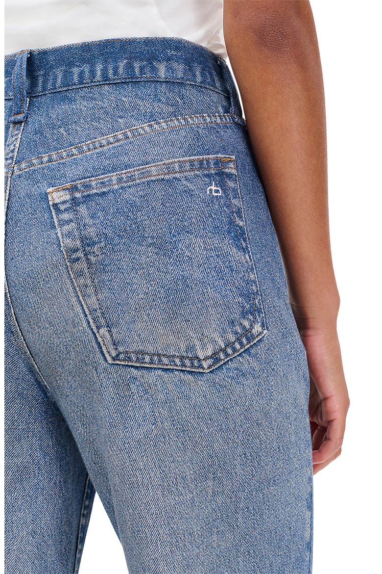 rb Miramar Shea Wide Leg Cotton Terry Sweatpant Jeans, Alternate, color, RYDER