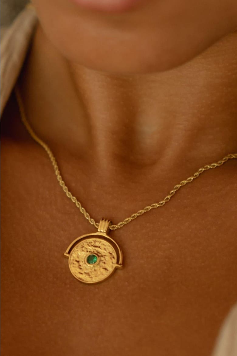 Gaia Necklace, Alternate, color, Gold
