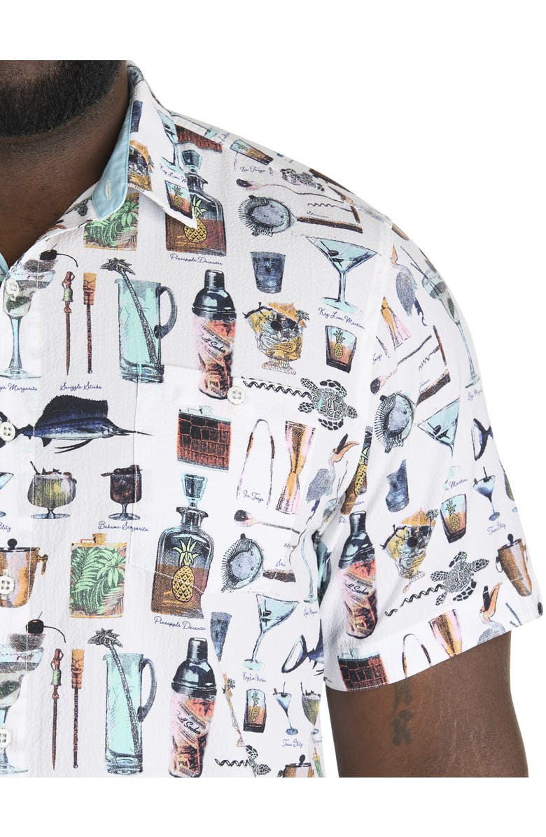 Tommy Bahama Big & Tall Nova Wave Well Stocked Sport Shirt, Alternate, color, White