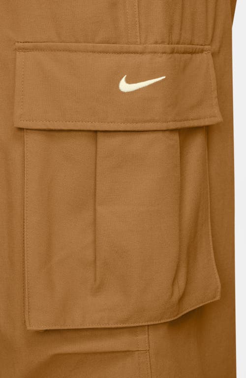 Nike Sportswear Loose Woven Cargo Pants In Brown