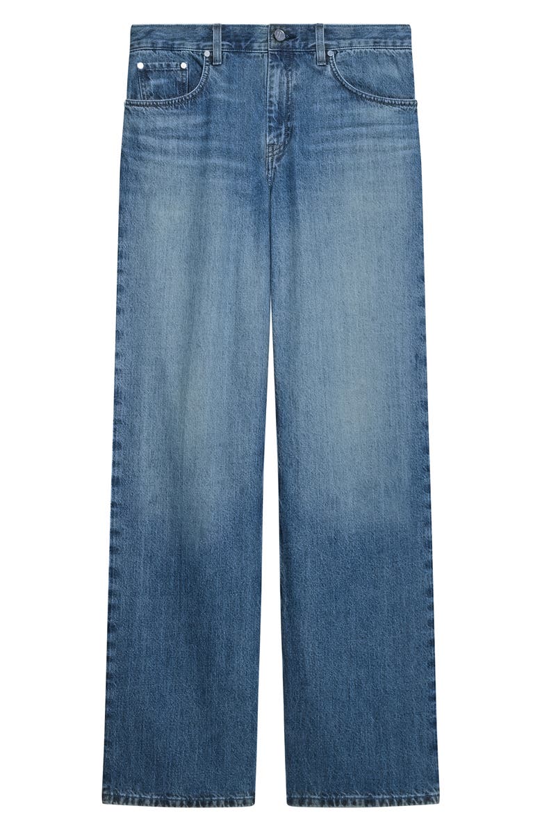 Helmut Lang Brooklyn Low Rise Drop Straight Leg Jeans, Alternate, color, Classic Blue