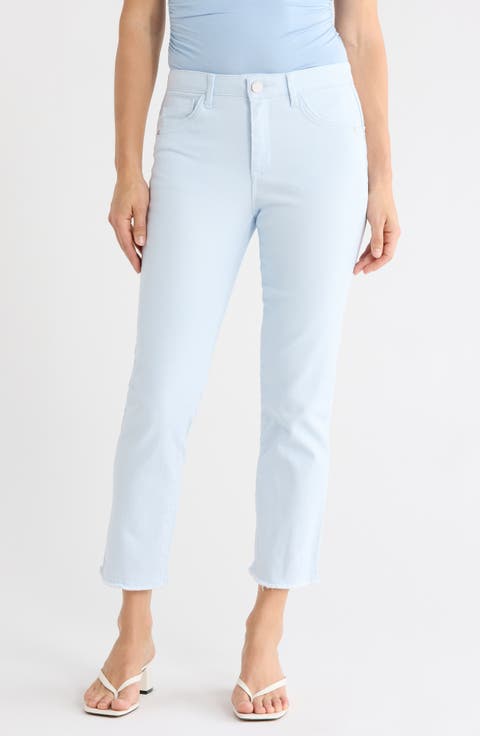 'Ab'Solution High Waist Slim Straight Leg Jeans