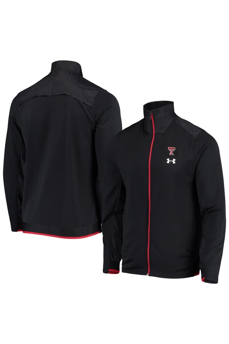 Men's Under Armour Black Texas Tech Red Raiders 2021 Sideline Command Full-Zip Jacket, Main, color, BLACK
