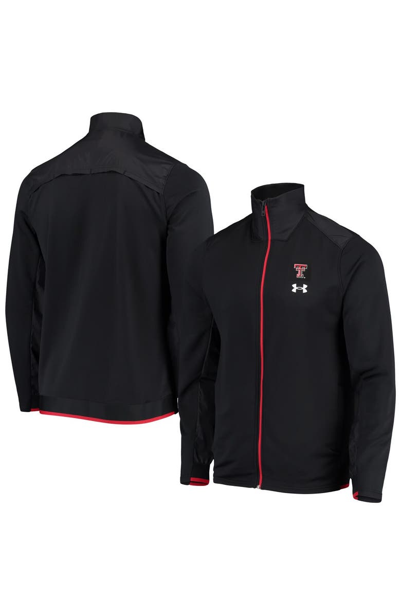 Under Armour Men's Under Armour Black Texas Tech Red Raiders 2021 Sideline Command Full-Zip Jacket, Main, color, Black