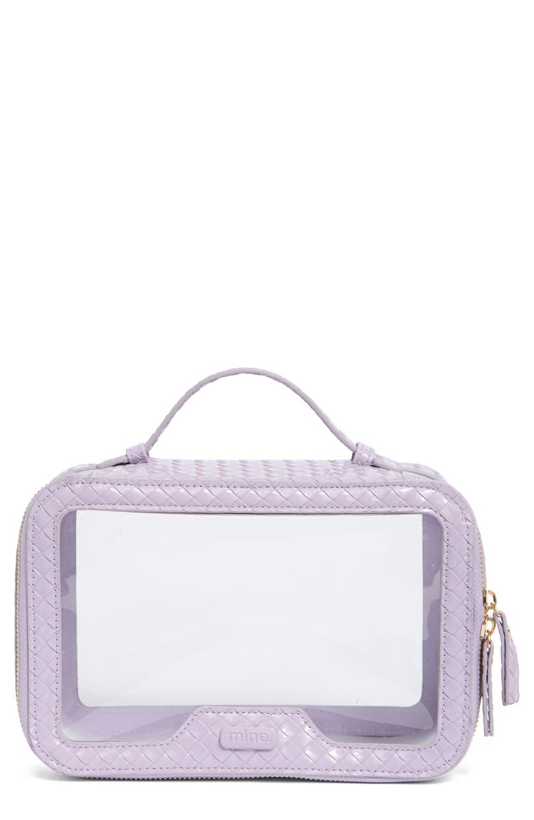 MYTAGALONGS Clear Beauty Organizer, Main, color, Lavender