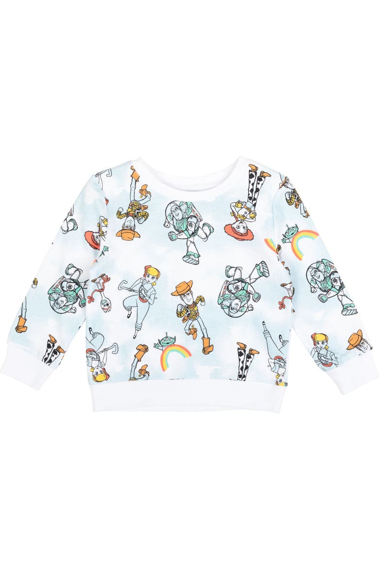 Pixar Pullover Sweatshirt, Main, color, Blue Toy Story