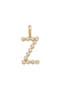  Gold Vermeil Initial Z