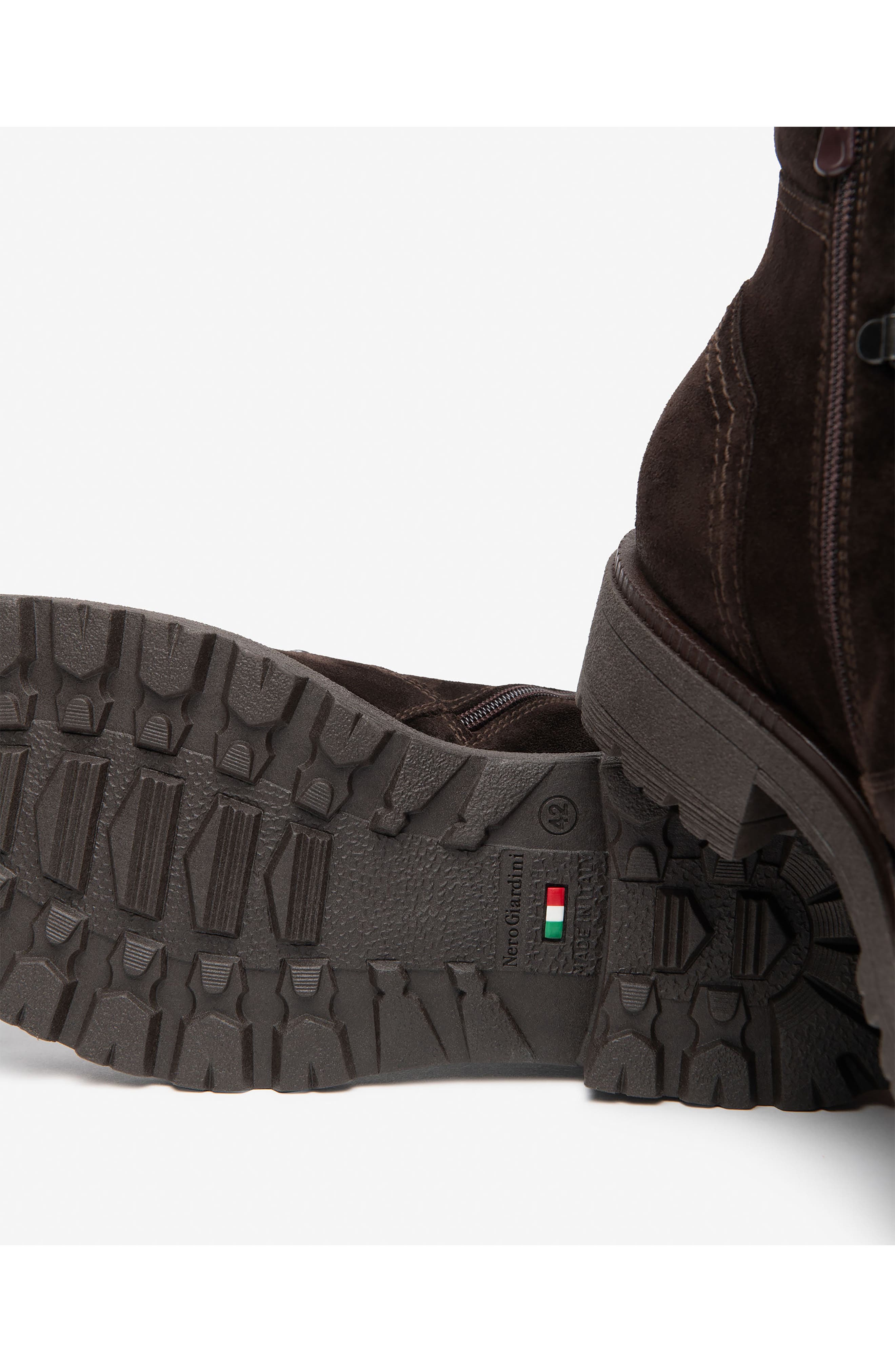Hiker Leather Boot, Alternate, color, CHOCOLATE