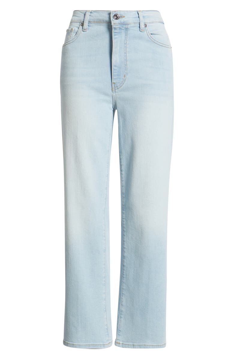 FRAME Le Sleek High Waist Ankle Straight Leg Jeans, Alternate, color, Float