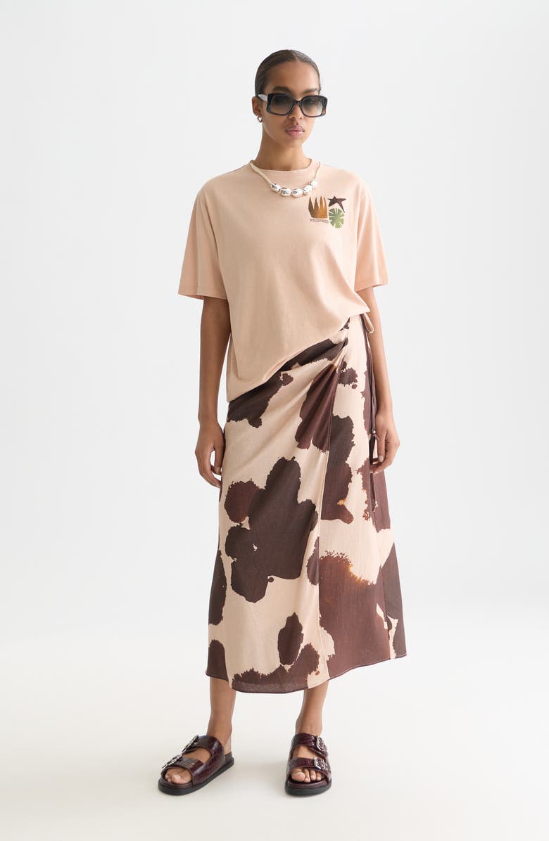 Scotch & Soda Modern Cotton Graphic T-Shirt, Alternate, color, Rose Dust