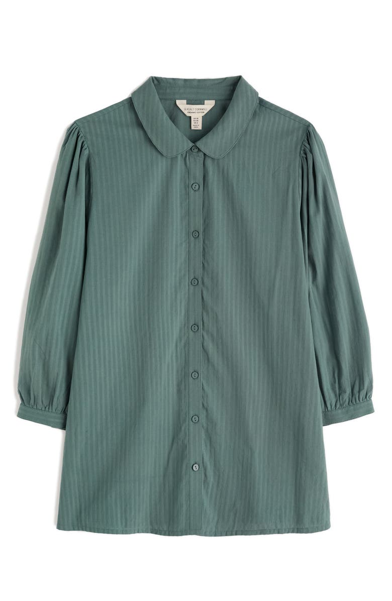 Seasalt Cornwall Hope Cottage Organic Cotton Button-Up Shirt, Alternate, color, Cliff