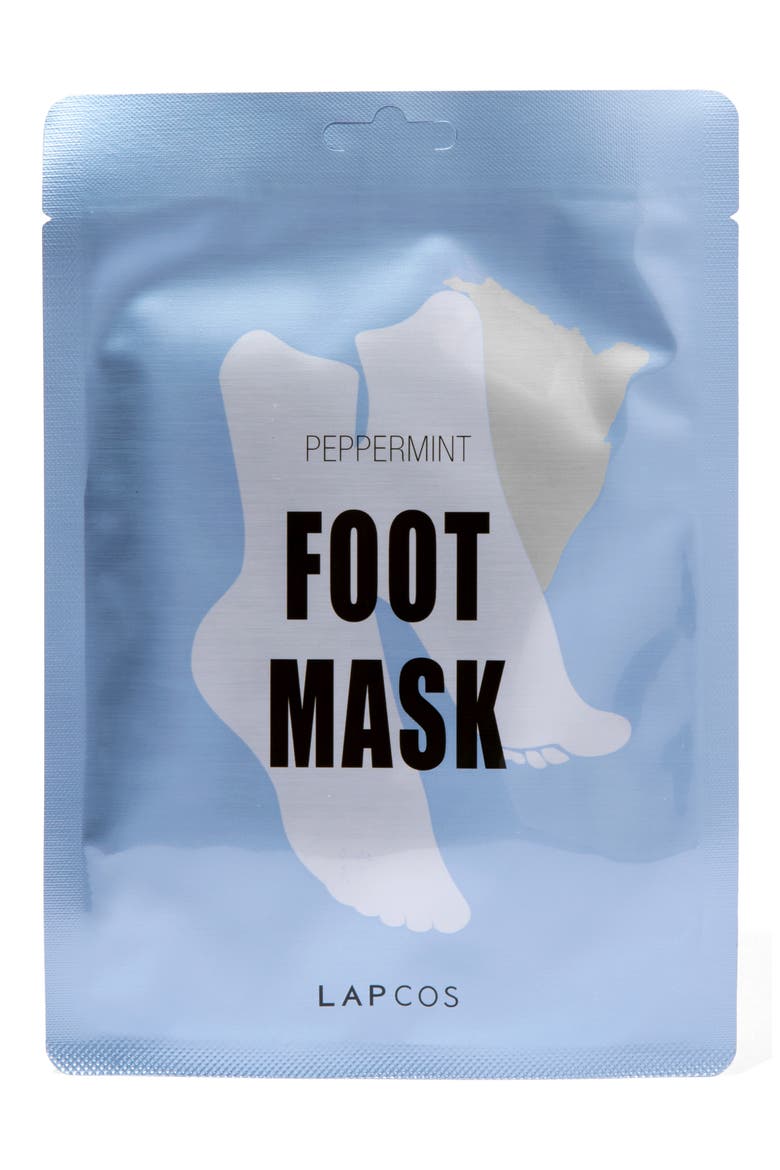 Peppermint Foot Mask Set of 5, Alternate, color, BLUE