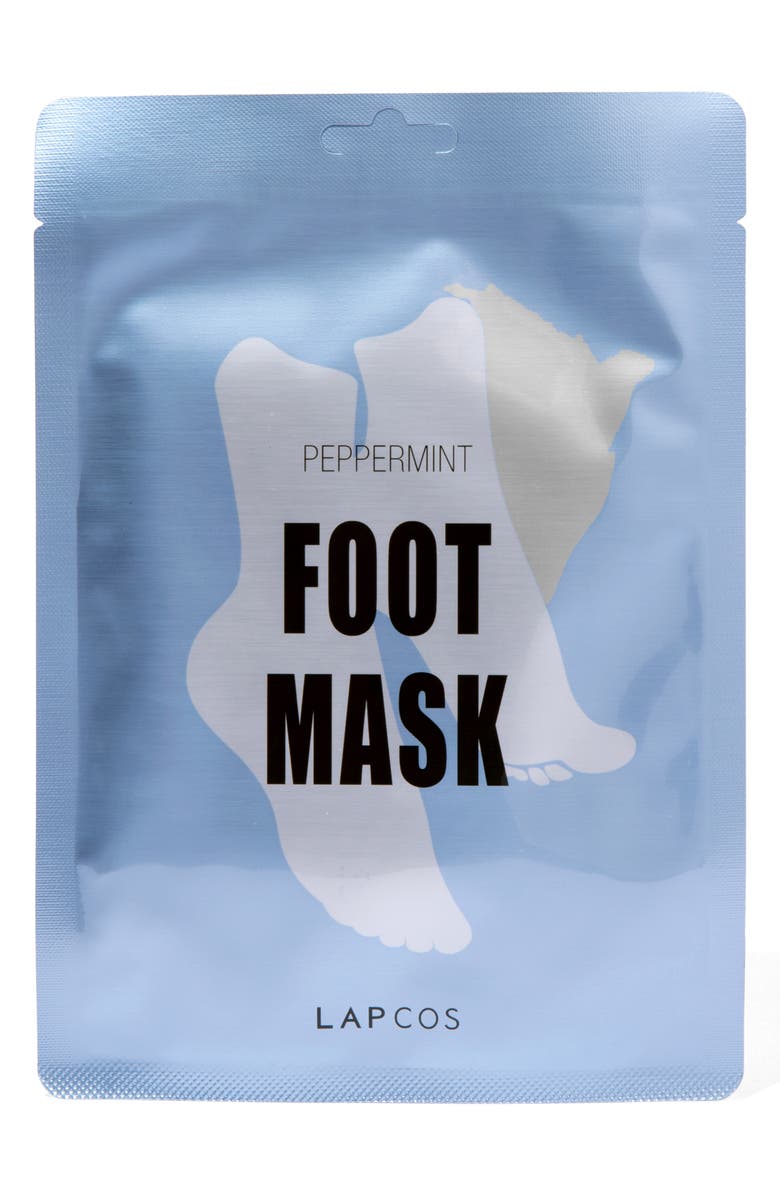 LAPCOS Soothing Peppermint Foot Mask 5-Pack, Alternate, color, Blue
