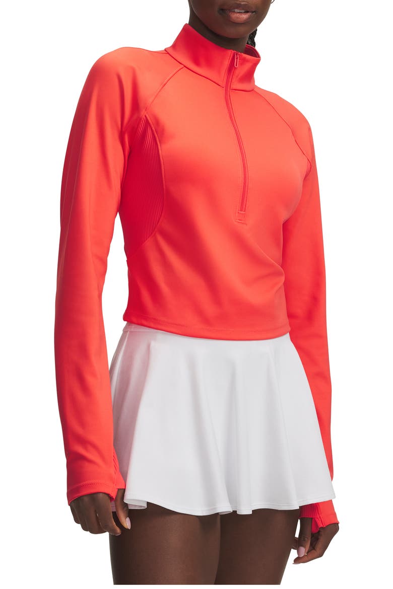 Merdian Half Zip Pullover, Main, color, VENOM RED / / VENOM RED