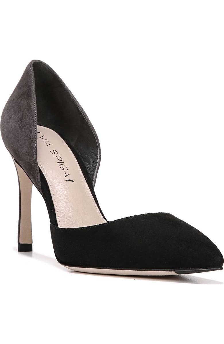 Via Spiga 'Ramona' Colorblock d'Orsay Pump, Main, color,