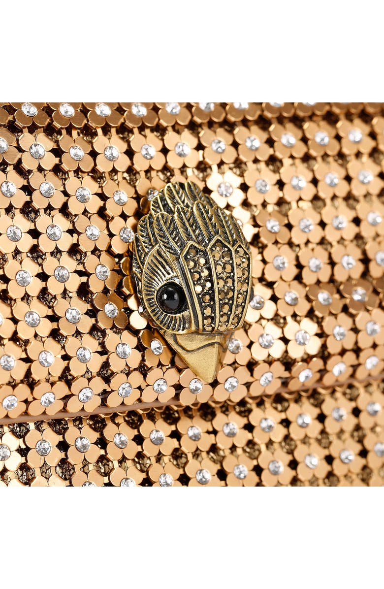 Kurt Geiger London Small Crystal Flower Party Shoulder Bag, Alternate, color,