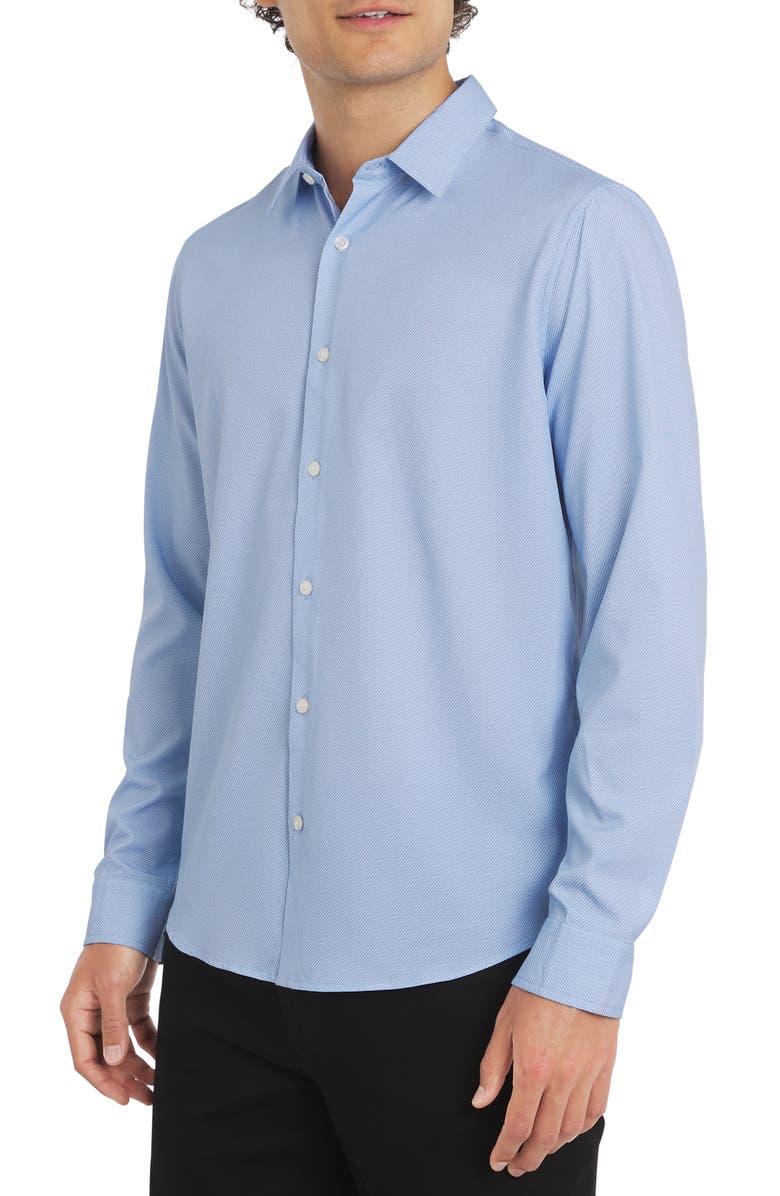 DKNY SPORTSWEAR Olin Button-Up Shirt, Alternate, color, Blue