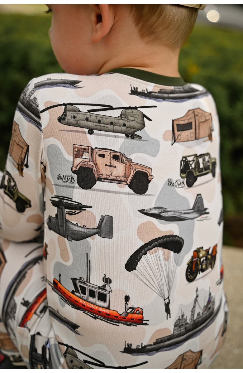 Fletch The Brave 2.0 2 Piece Pajama Set, Alternate, color, Camo