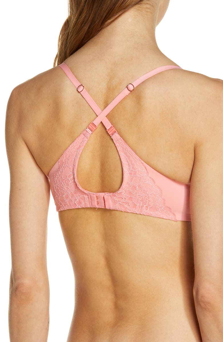 Skarlett Blue Minx Multi Way Underwire T-Shirt Bra, Alternate, color, Pink/Chiff