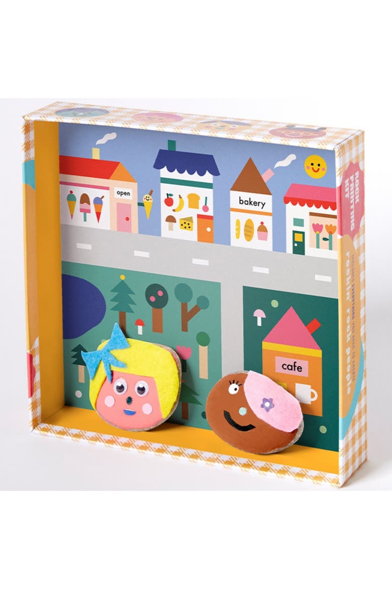 Rock Painting Kit, Faces Edition, DIY Craft Kit, Kids 6+, Alternate, color, Multicolored