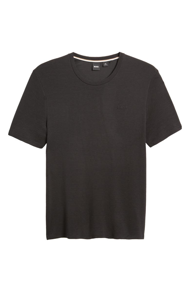 BOSS Ribbed Pajama Top, Alternate, color, 