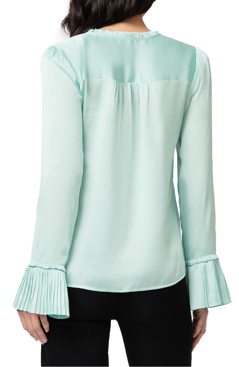 PAIGE Palma Bell Sleeve Blouse, Alternate, color, Dusty Mint