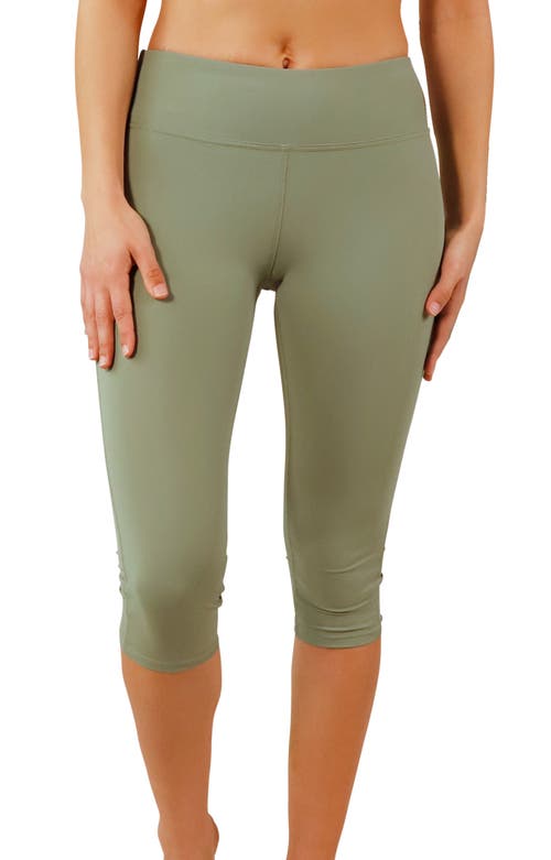 Uv Skinz Active Sport Swim Capris In Green