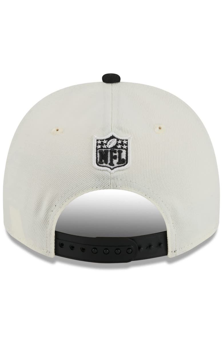 New Era Men's New Era Cream/Black Cincinnati Bengals 2025 NFL Draft A-Frame 9FIFTY Snapback Hat, Alternate, color,
