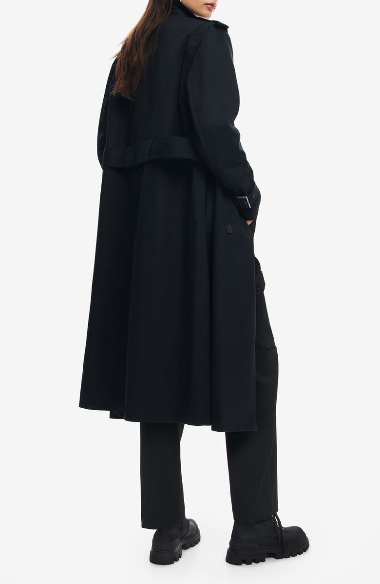 Desigual Vilma Cotton Twill Trench Coat, Alternate, color, 