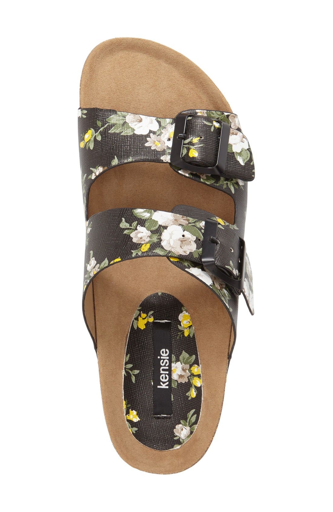 Kensie 'Wenda' Wedge Slide Sandal, Alternate, color, 