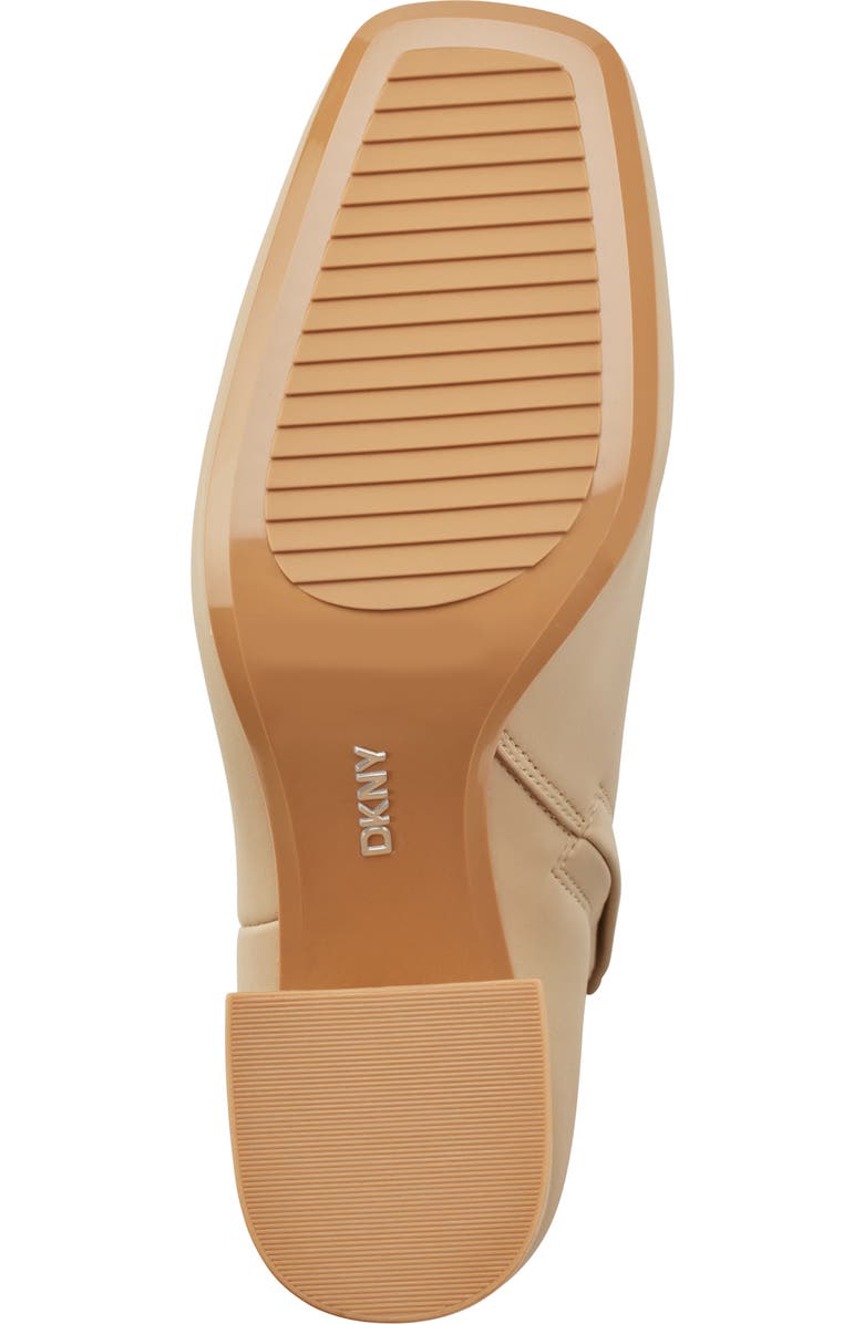 DKNY Steph Square Toe Bootie, Alternate, color, Beige