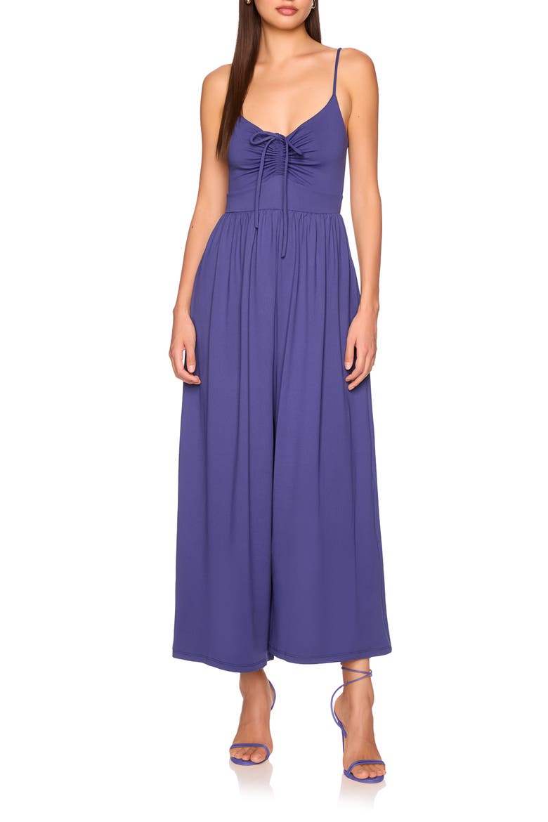 Crop Wide Leg Knit Jumpsuit, Main, color, NIGHT LIFE