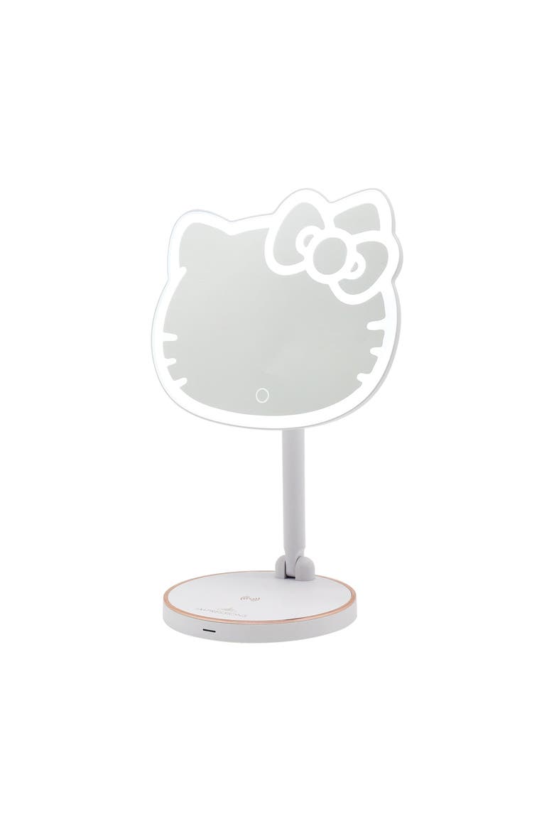 Hello Kitty LED Rechargeable Makeup Mirror, Main, color, White