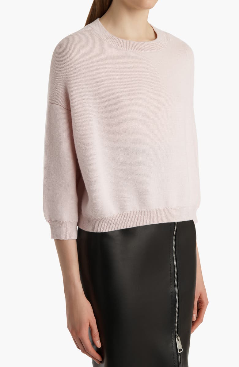 Khaite Sabina Cashmere & Mohair Sweater, Alternate, color, Blush