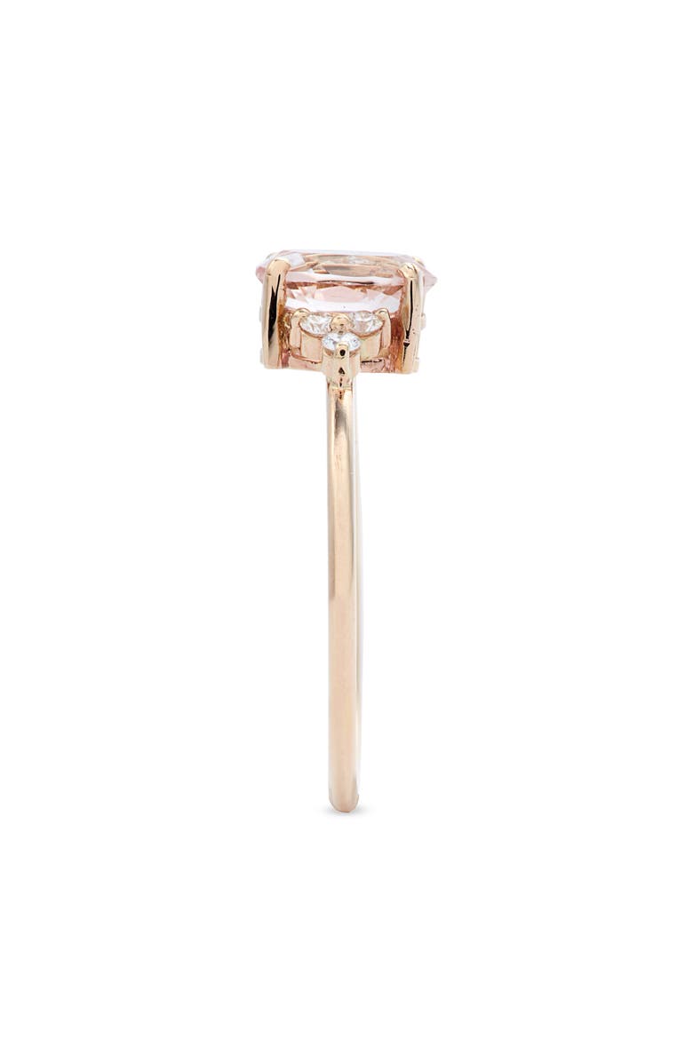 Poppy Finch Morganite & Diamond Ring, Alternate, color, 