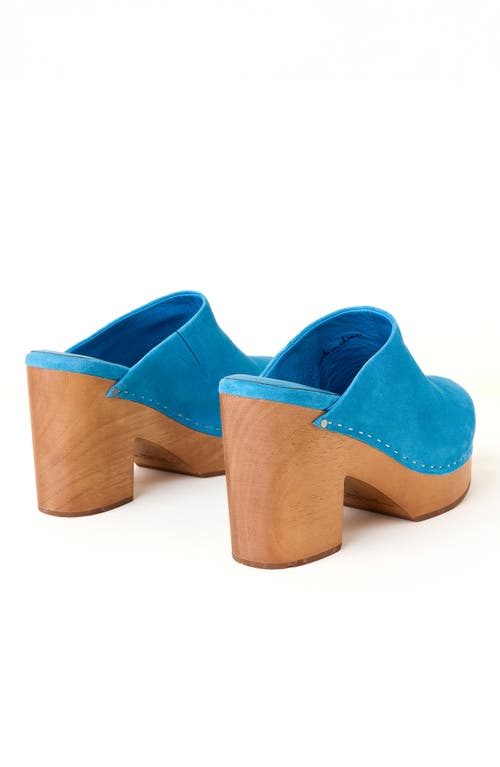 Charlotte Stone Marlo Platform Clog In Blue
