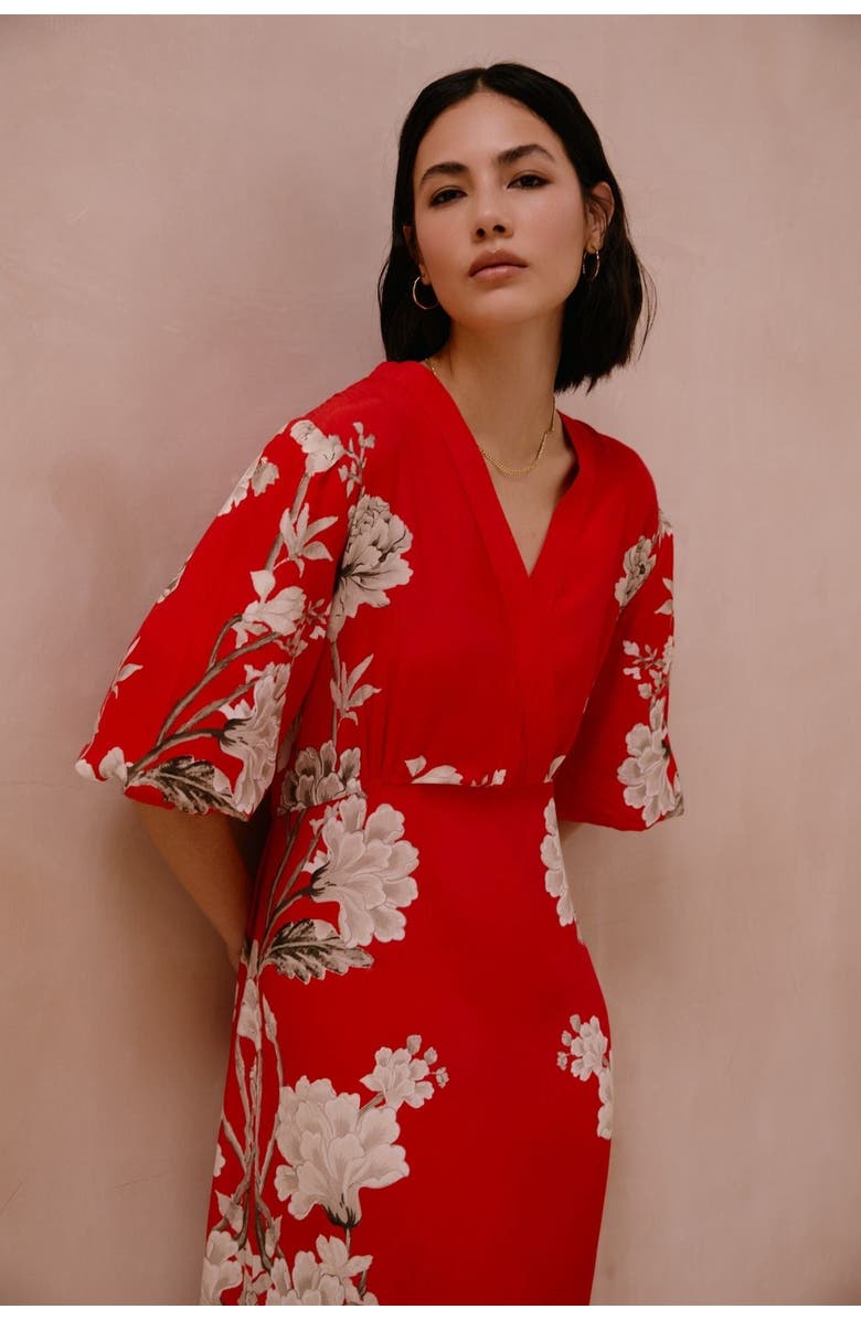 RAISHMA Frankie Dress, Alternate, color, Red