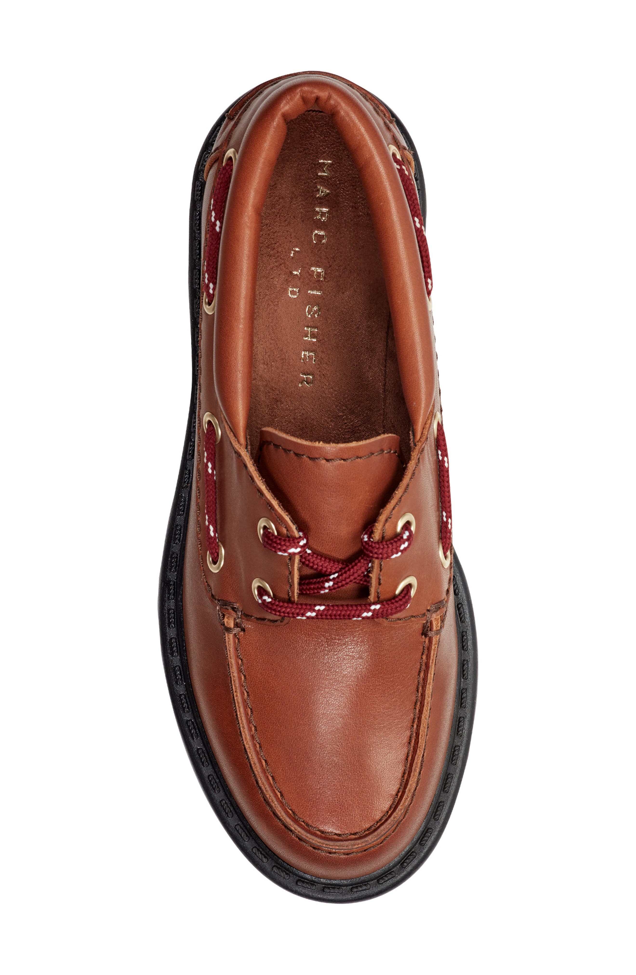 Peyten Lug Sole Loafer, Alternate, color, COGNAC