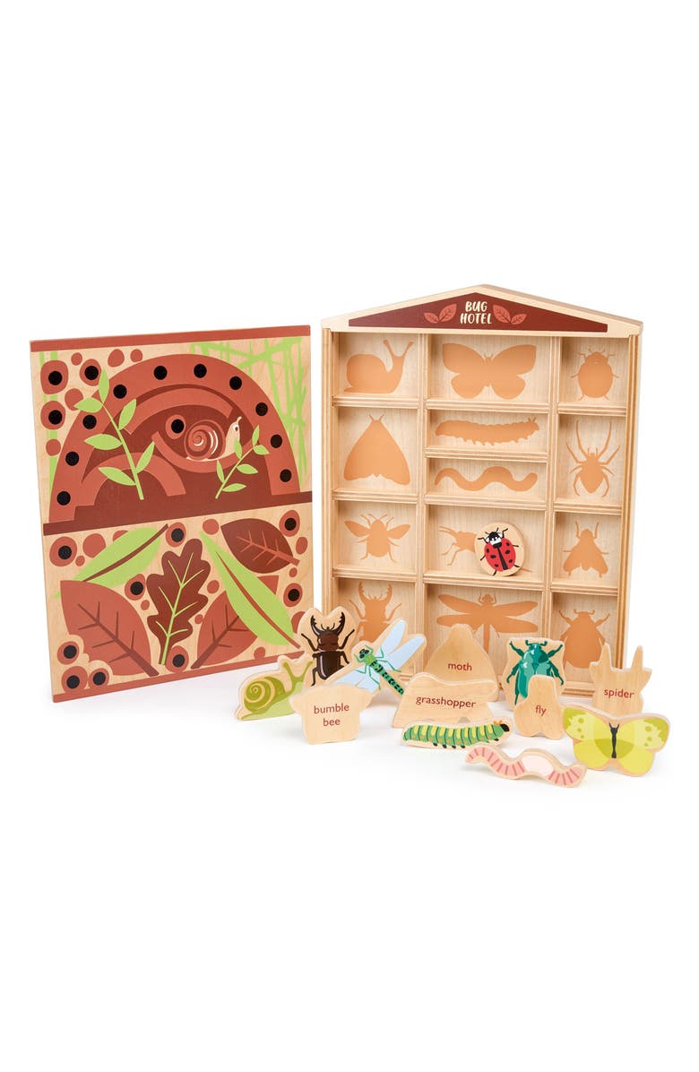 Tender Leaf Toys The Bug Hotel Wooden Playset, Alternate, color, Multi