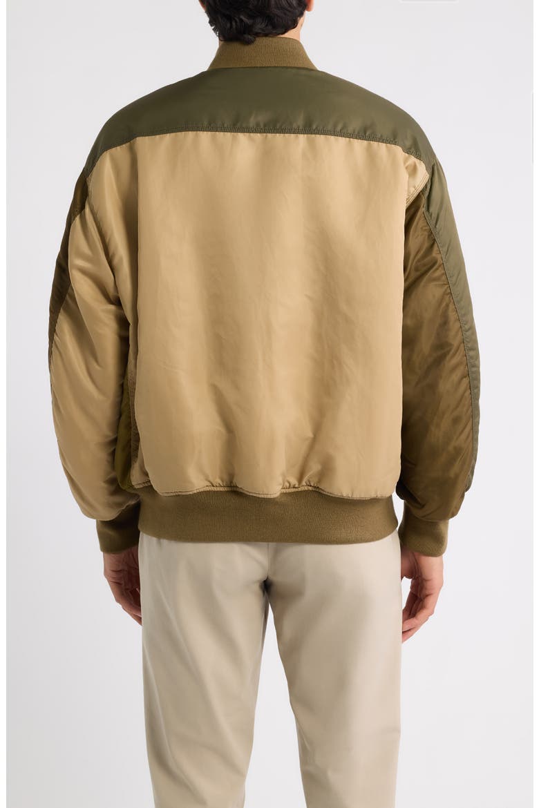 Bomber Jacket, Alternate, color, GREEN
