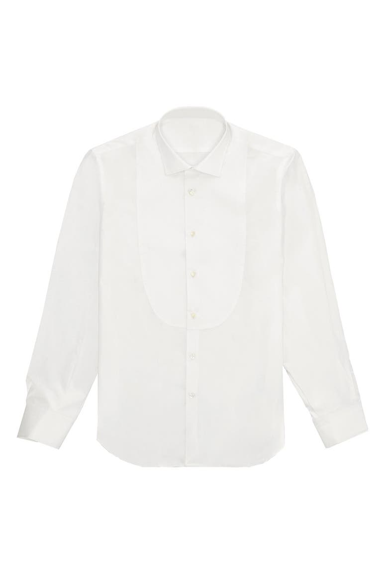Federico Smoking Shirt, Main, color, WHITE