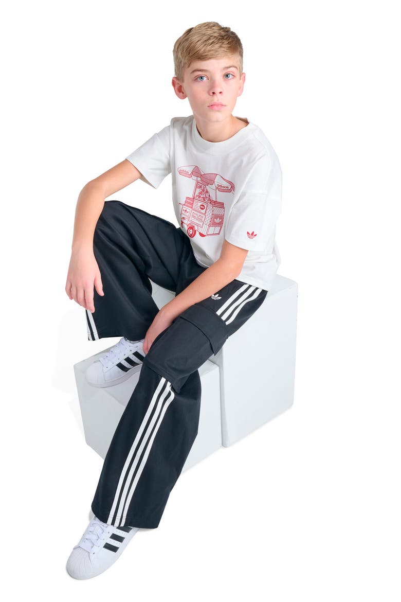 Kids' Shoe Cart Graphic T-Shirt, Alternate, color, OFF WHITE