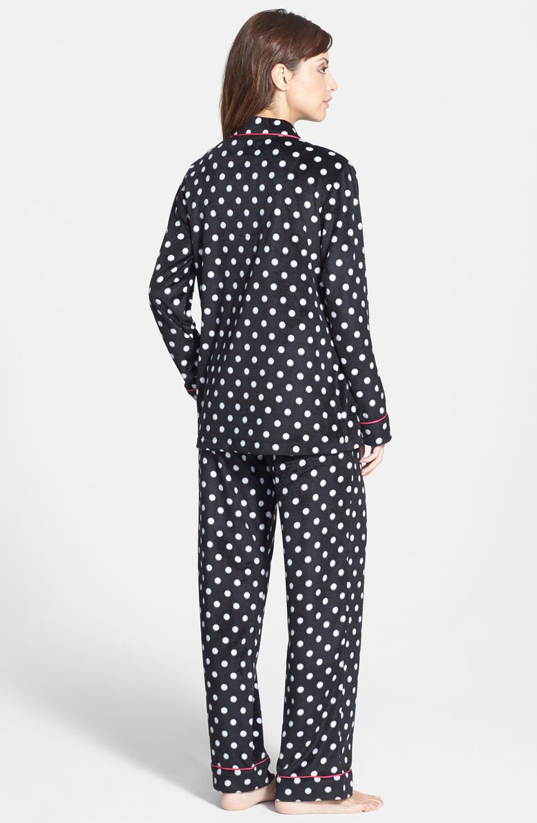 DKNY Long Sleeve Microfleece Pajamas, Alternate, color, 
