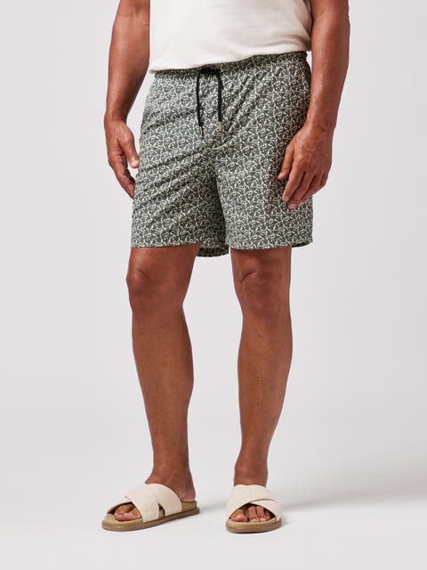 Skull Floral Swim Trunk