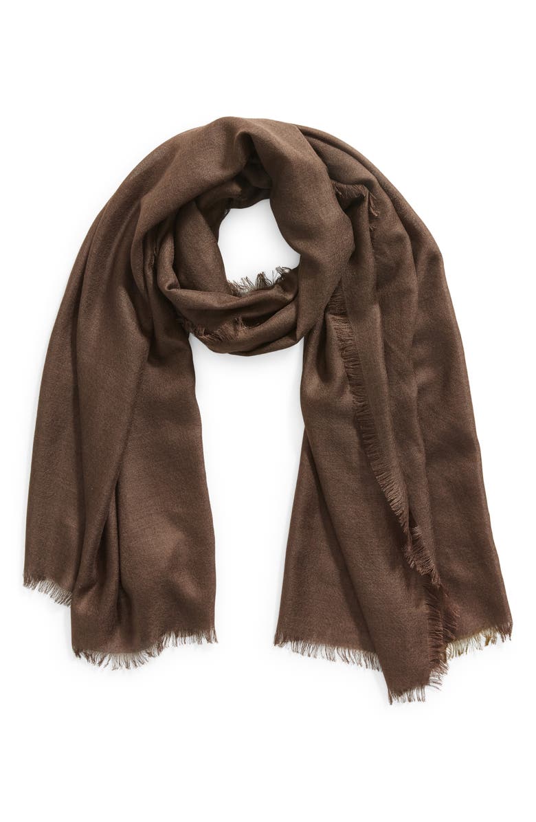 Nordstrom Cashmere & Silk Wrap, Alternate, color, 