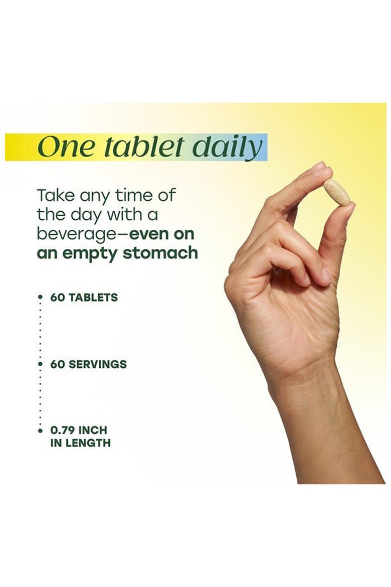 One Daily Multivitamin for Men with Methylated B12, Methylfolate for Muscle & Energy Metabolism, Vegetarian, 60 Tablets, Alternate, color, None