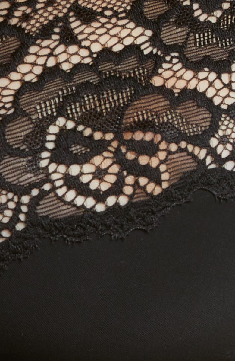 Skarlett Blue Goddess Busty Racerback Lace Bralette, Alternate, color, 