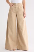 Veronica Beard Haizley High Waist Extra Wide Leg Jeans